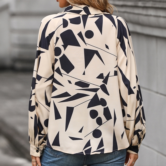 Monochrome Dreams Blouse - Picture 5 of 5